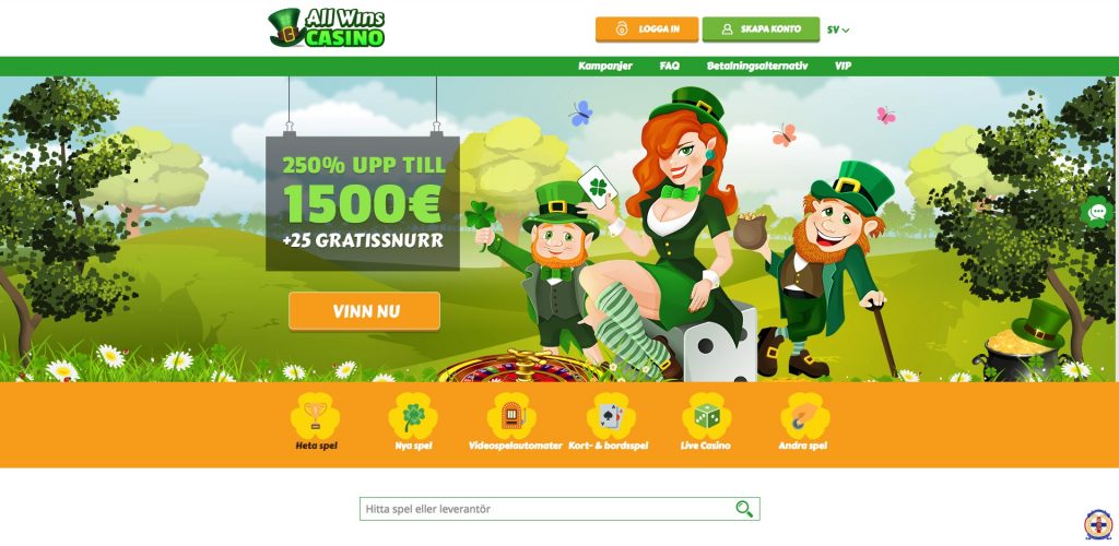All Wins Casino Screenshot